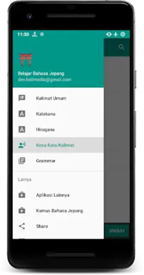 Belajar Bahasa Jepang android App screenshot 3